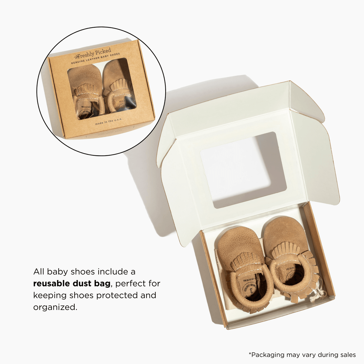 Chestnut Oxford Baby Shoe