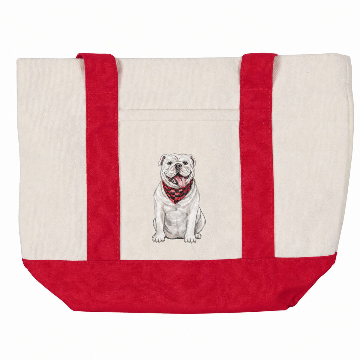 Sitting Bulldog Georgia Tote