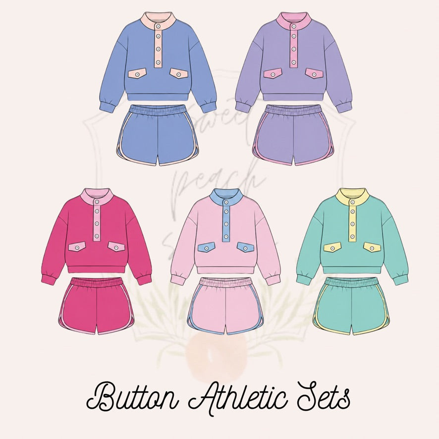 Button Athletic Sets - Estimated Arrival Late November