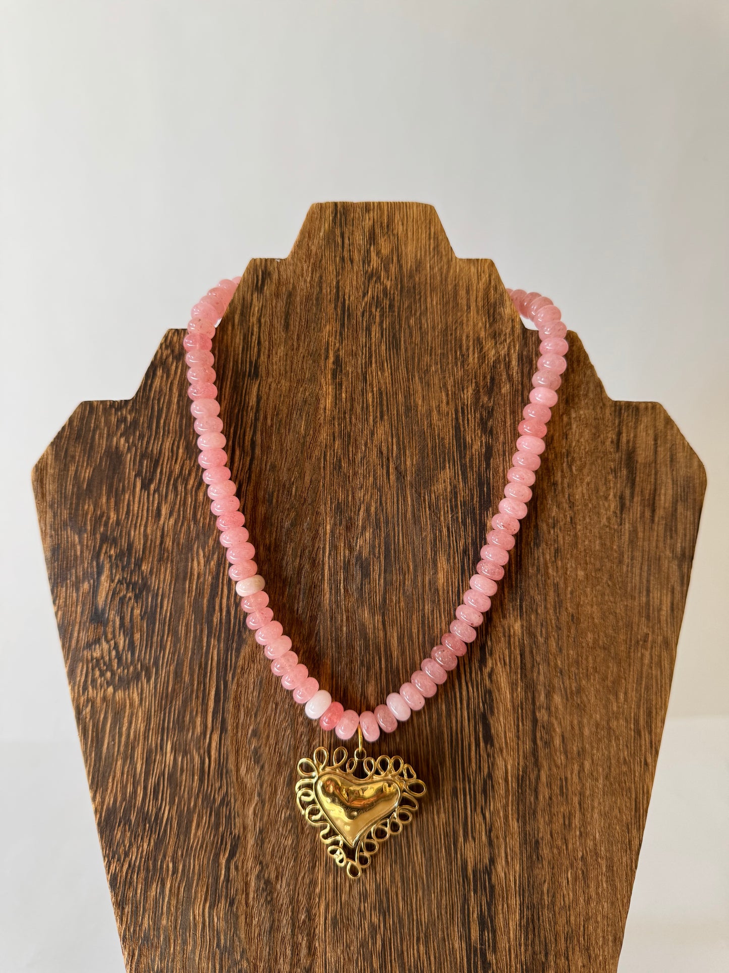 Hart Designs Beaded Heart Necklace