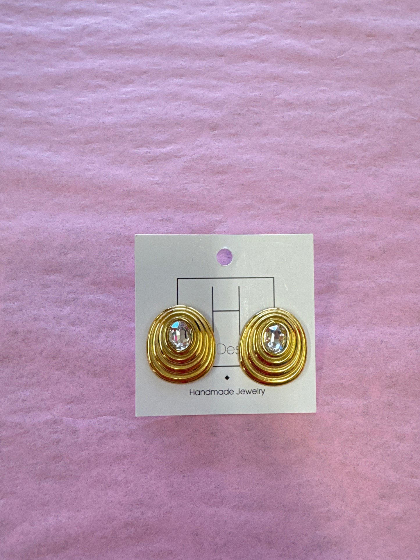 Hart Designs Gold and Diamond Stud Earrings