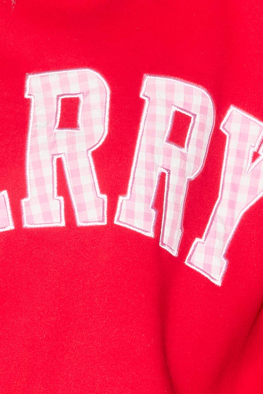 IT2594E-MERRY4 | 'MERRY' Embroidered Mock Neck Sweatshirt