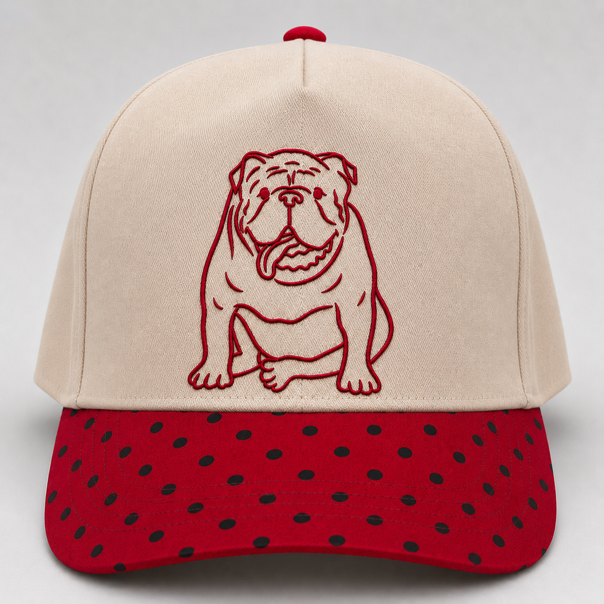 Bulldog Embroidered Georgia Hat