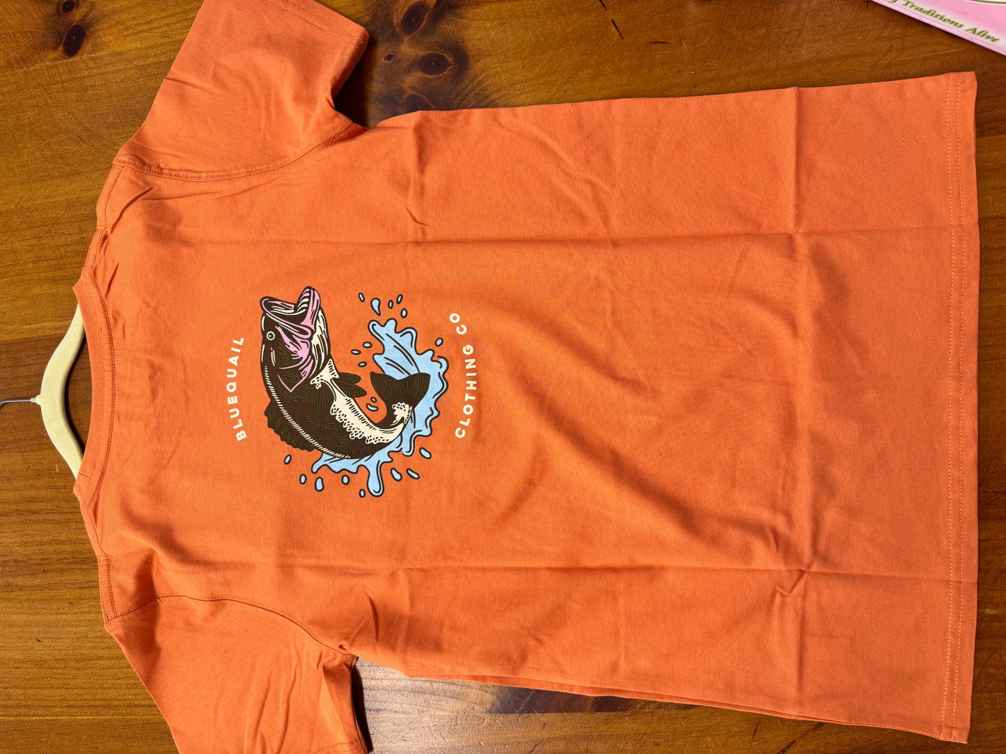 Blue Quail Trout Cotton Graphic Tee