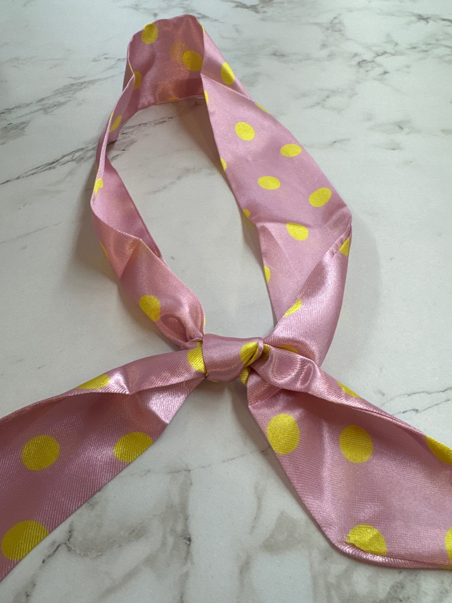 HD Pink Polka Dot Twilly