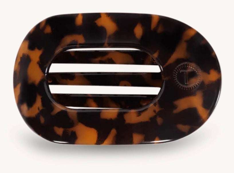 Teleties Small Flat Clip “Tortoise”