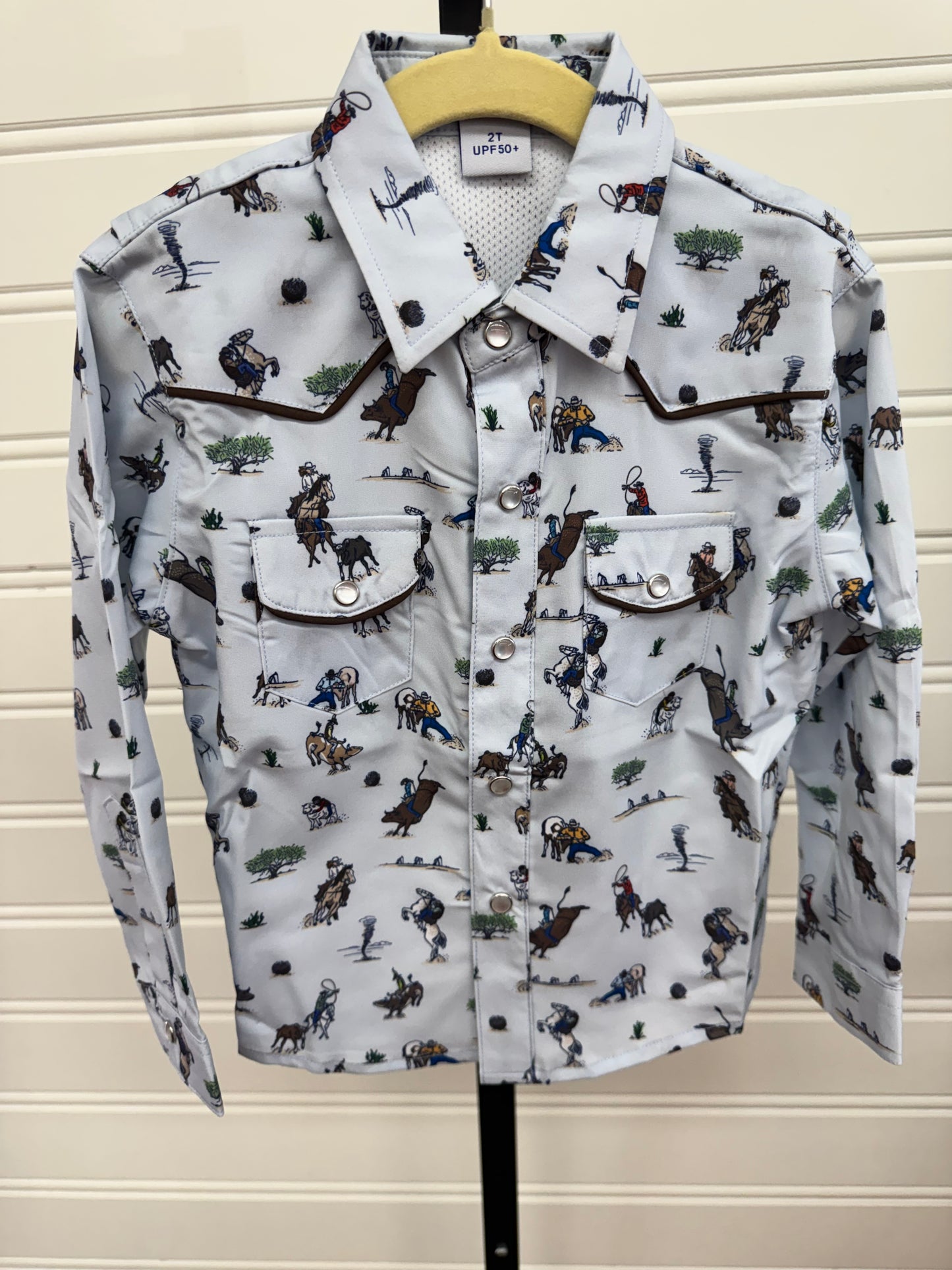 Blue Quail Rodeo Pearl Snap Long Sleeve Shirt