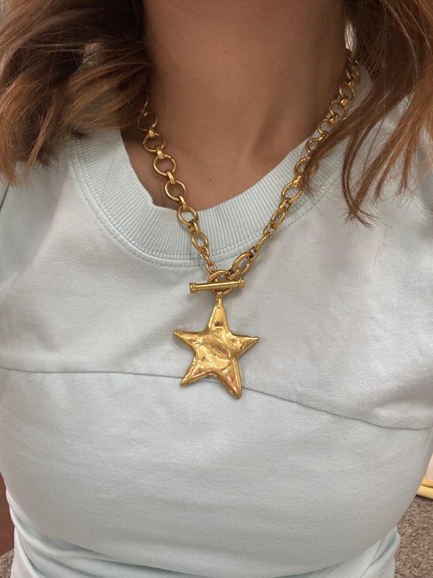 KELSEY Gold Star Necklace