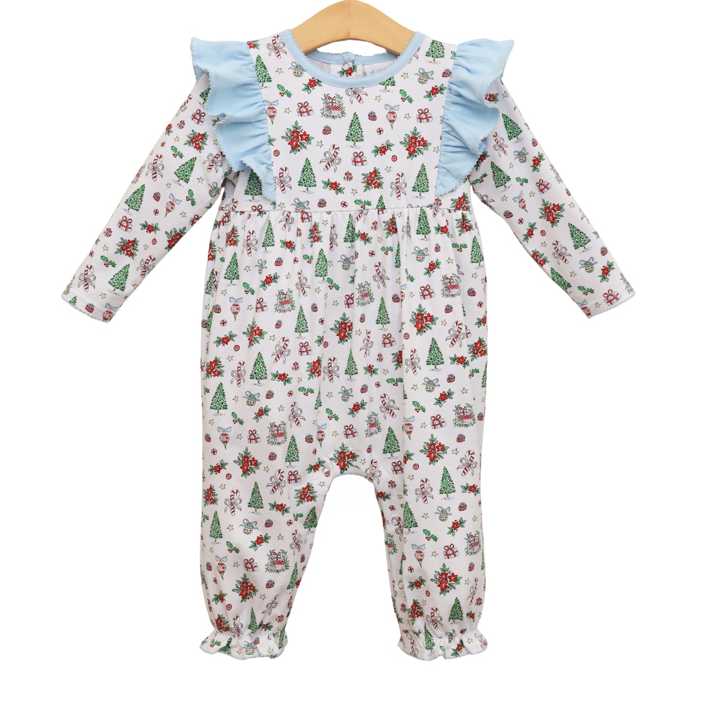 Jellybean Christmas: Christmas Tidings Frances Romper