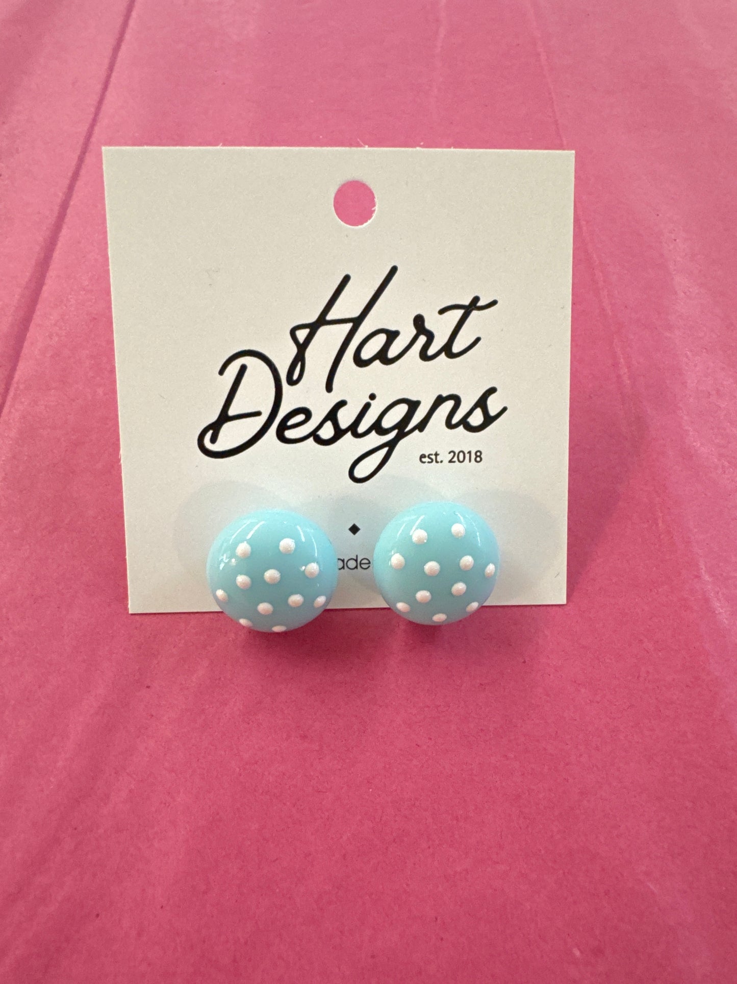 Hart Designs Polka Dot Stud Earrings