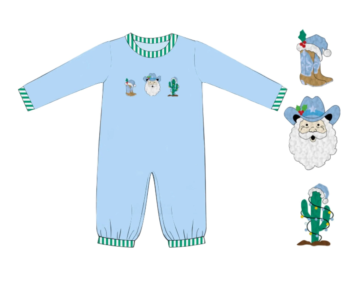 PO92 Country Christmas Romper