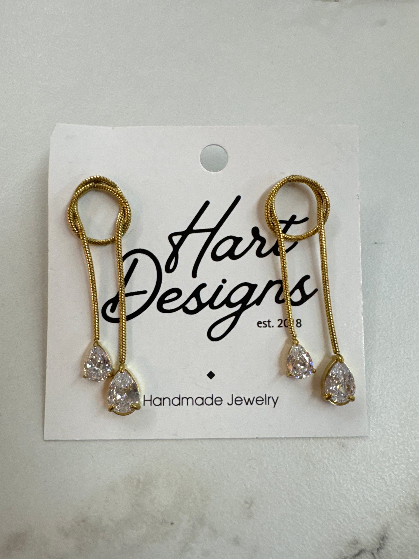 HD Diamond Knot Earrings