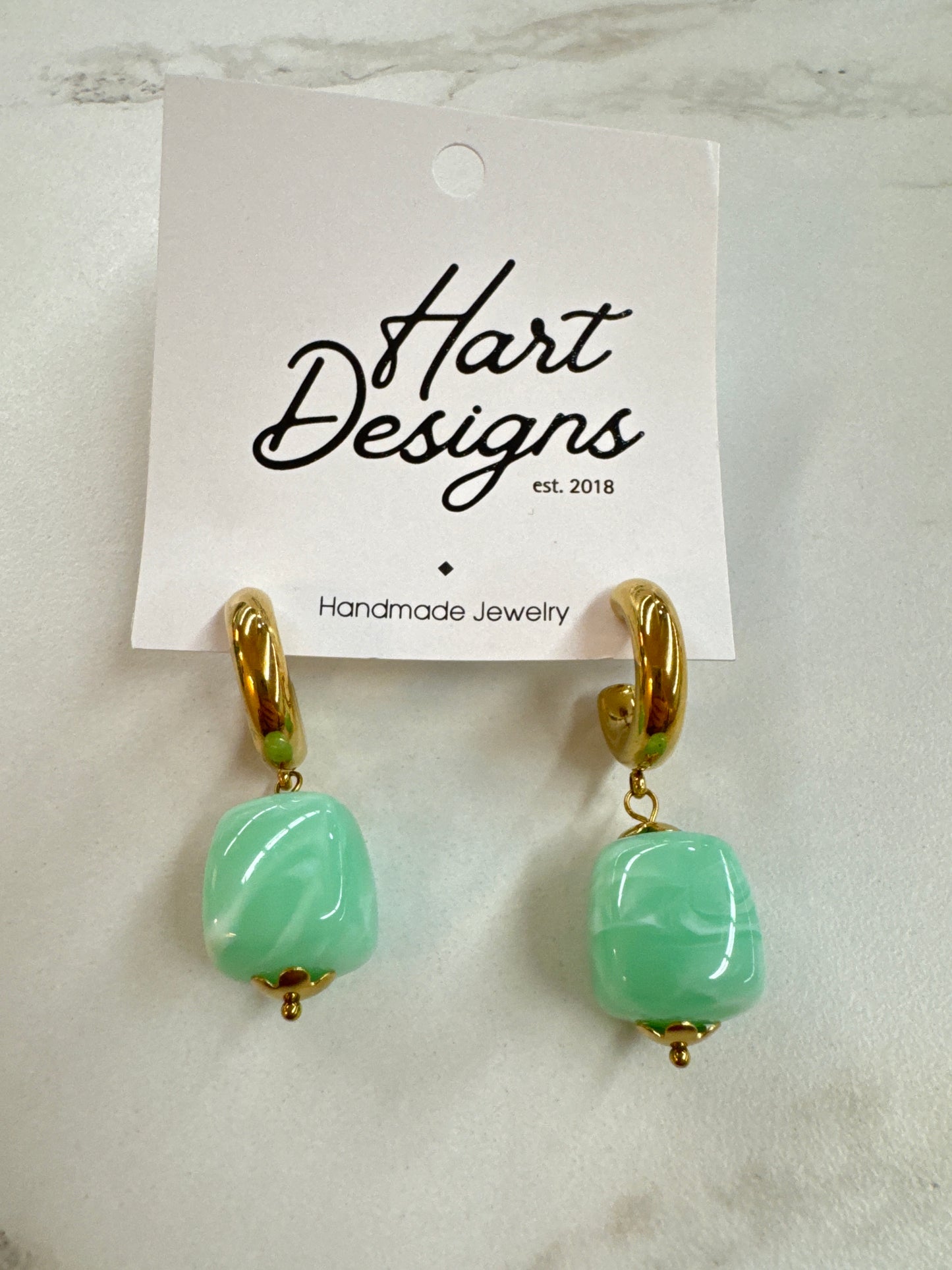 HD Green Earrings