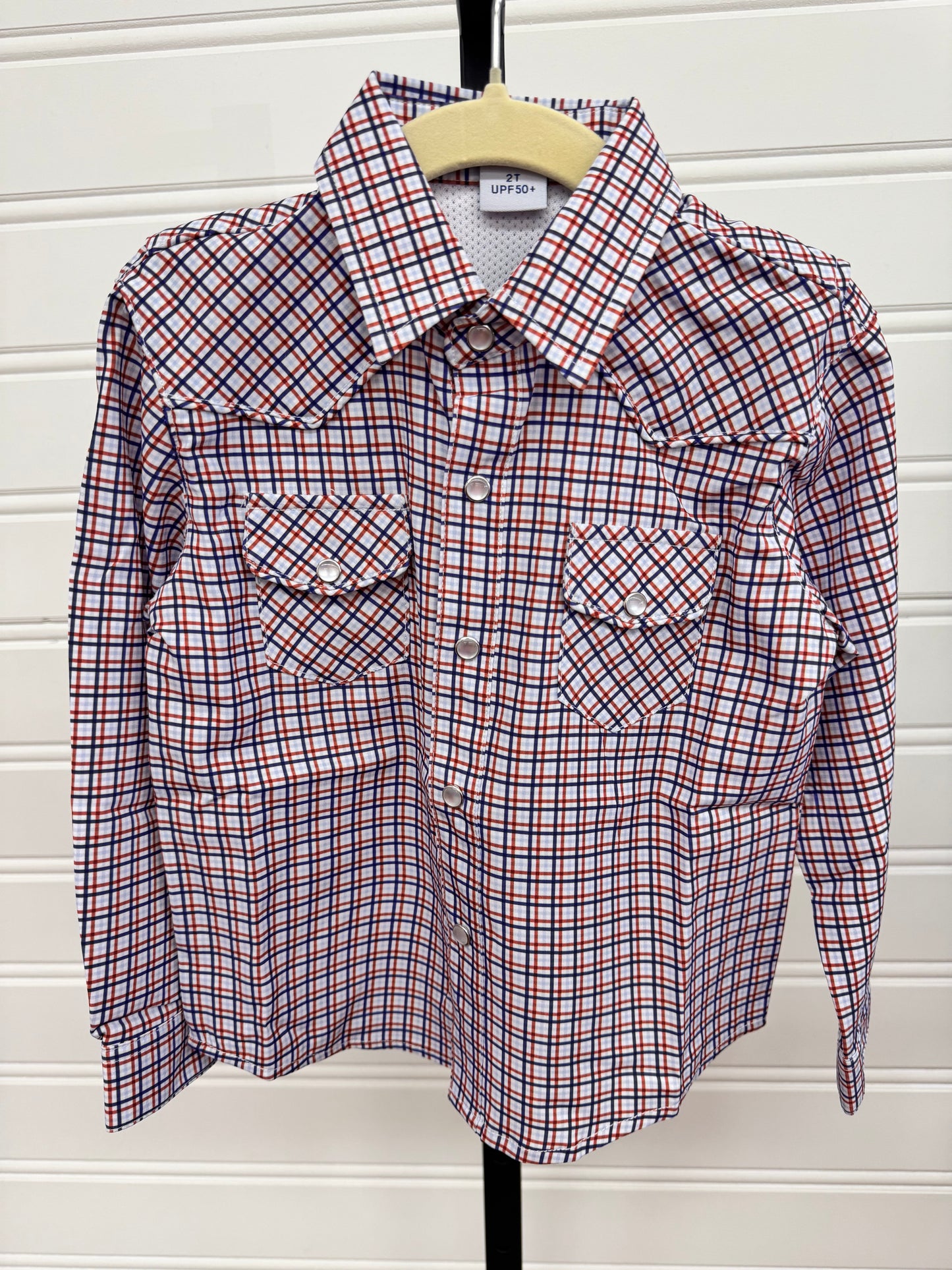 Blue Quail Pearl Snap Long Sleeve Shirt