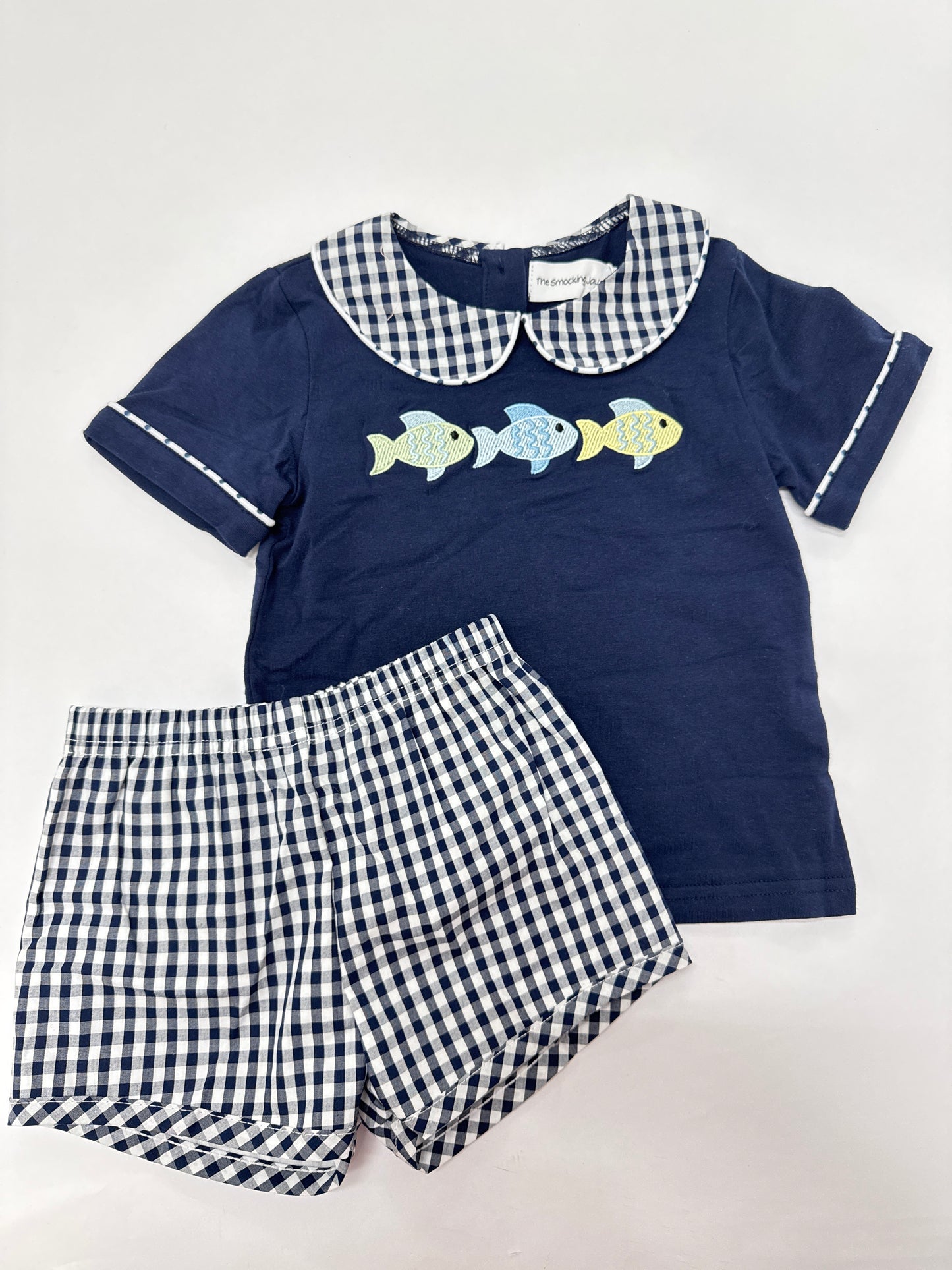 Gingham Fish Set