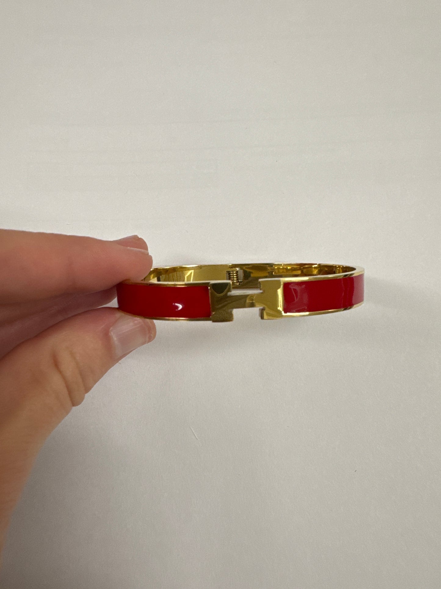 Red H Bracelet
