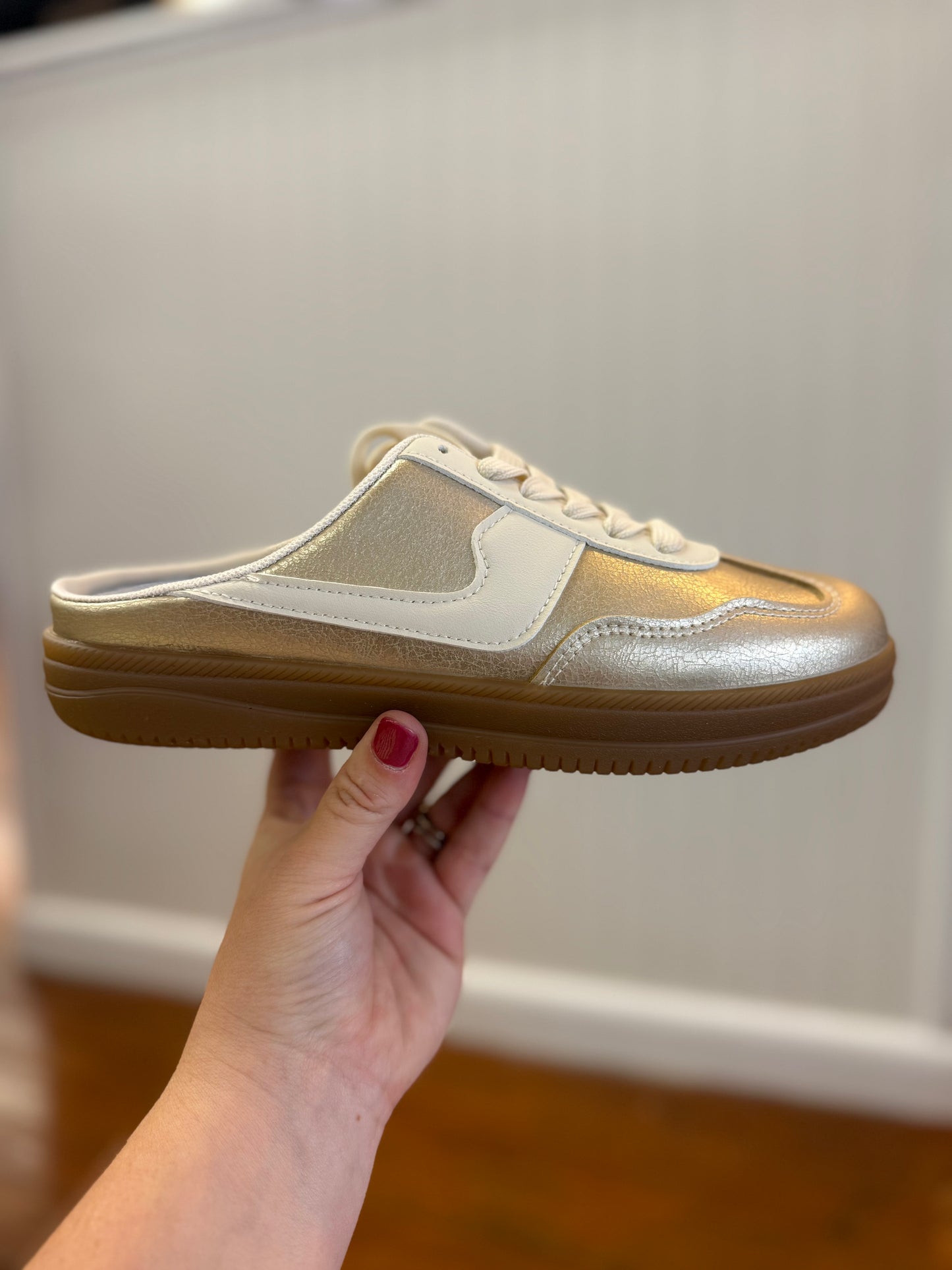 Gold Giana Slide Sneaker