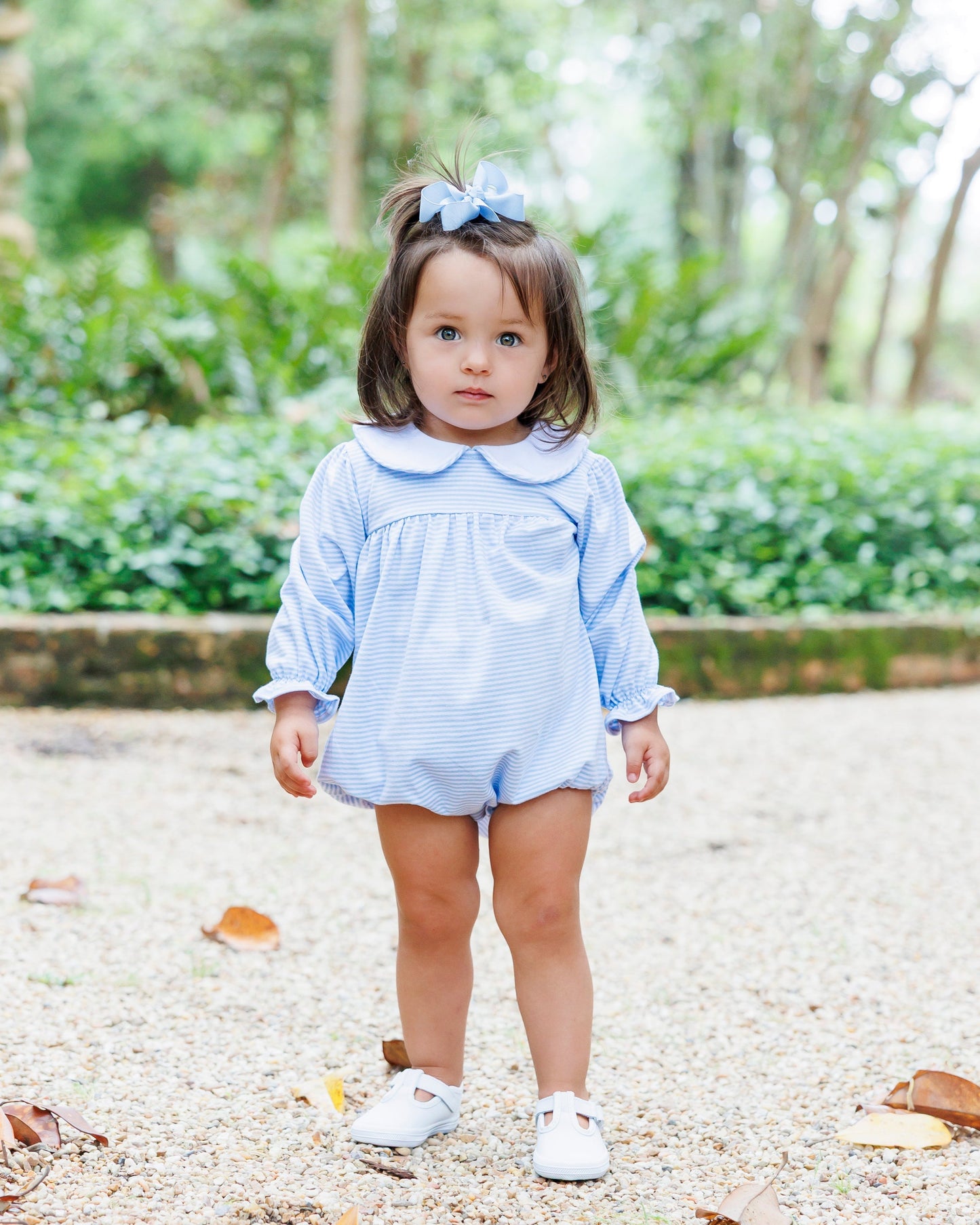 Jellybean Fall - Lottie Bubble Light Blue Stripe
