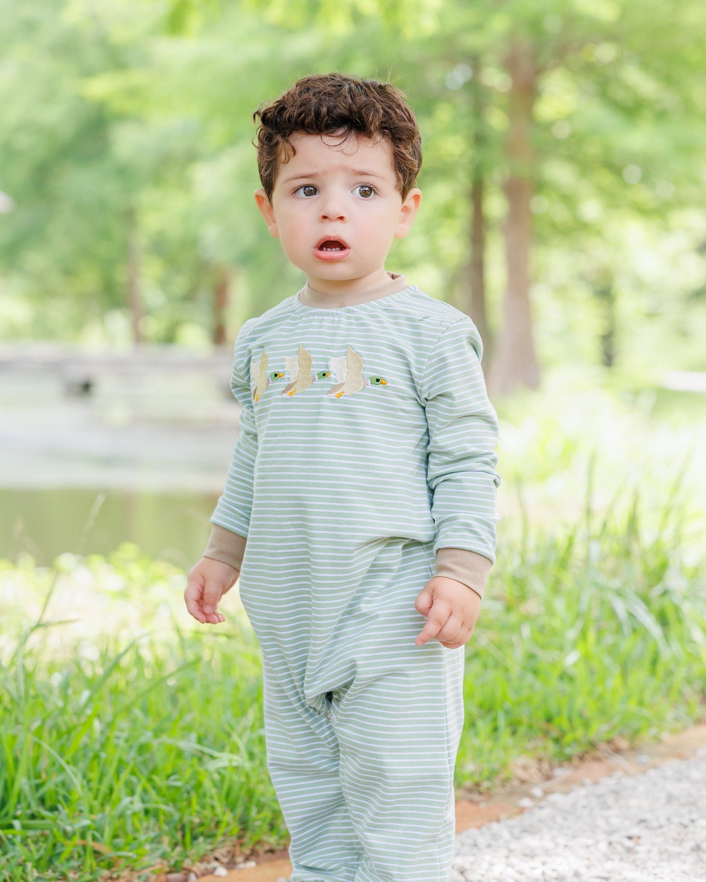 Jellybean Fall - Mallard Flight Romper