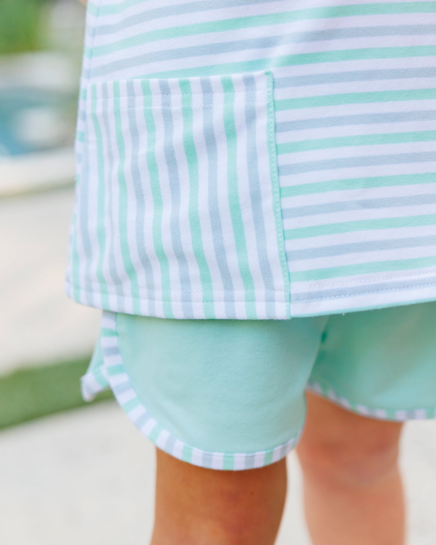 Jellybean Summer -Margo Short Set Seaside Stripe