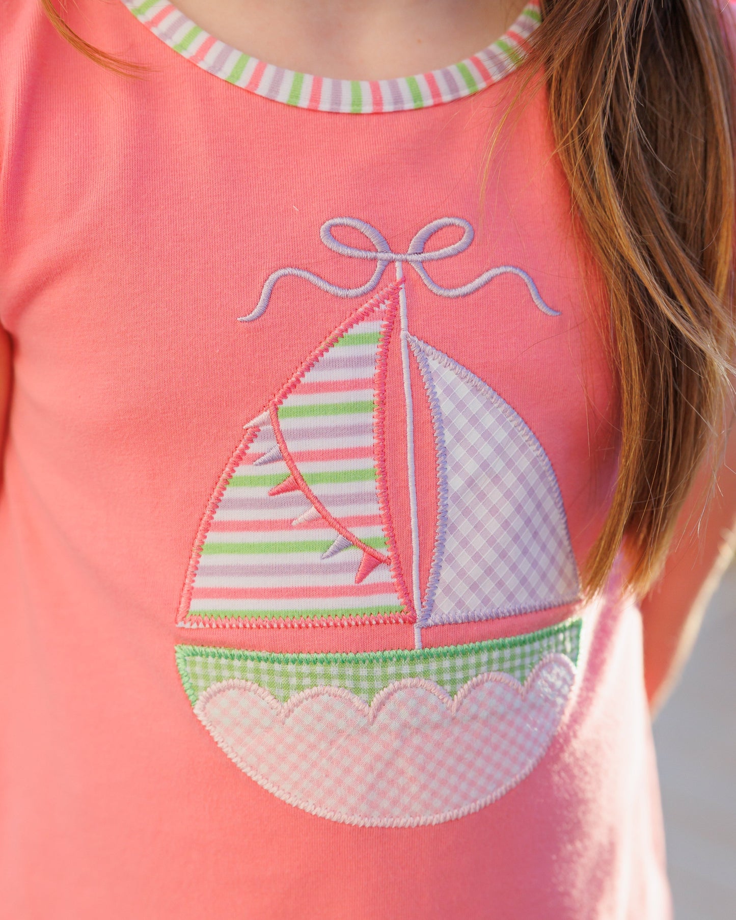 Jellybean Summer - Sailin' Away Flutter Short Set