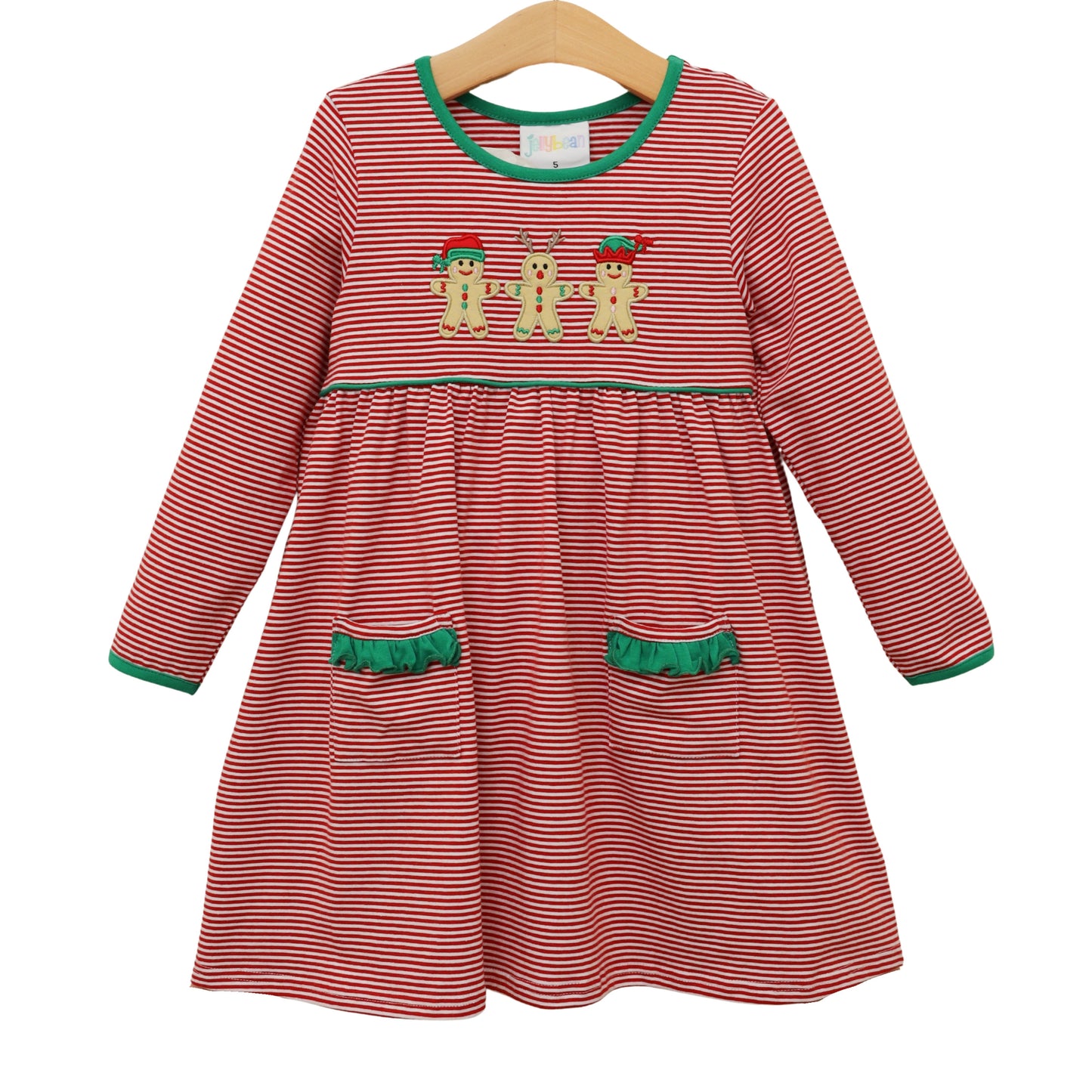 Jellybean Christmas: Santa's Sweet Helpers Ruffle Pocket Dress