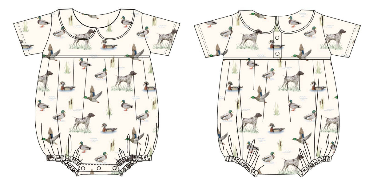 Field & Feathers Boy Collared Bubble