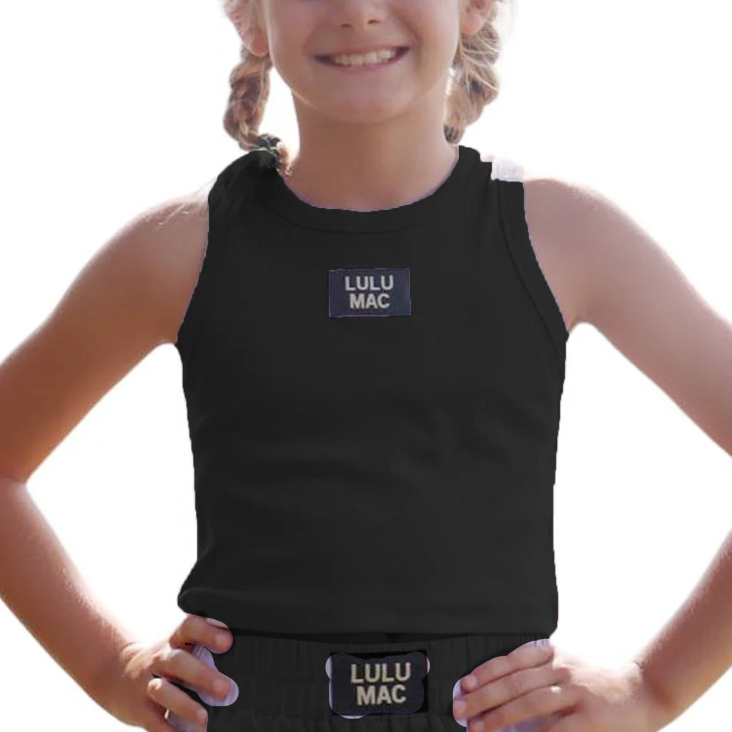 KIDS SOLID BLACK TANK