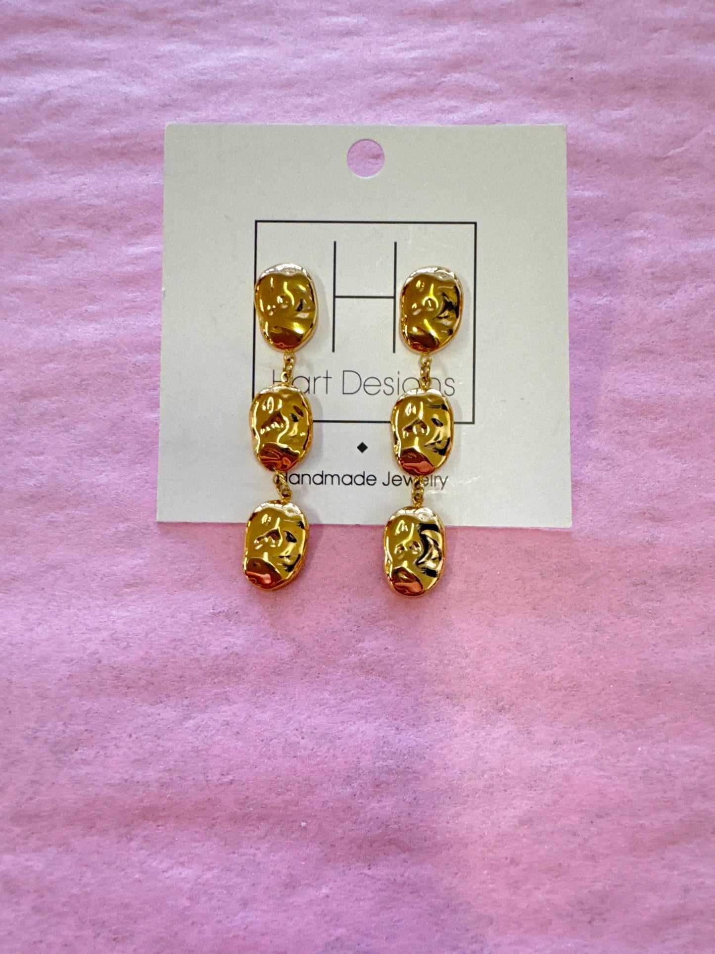 Hart Designs Gold Dangle Earrings