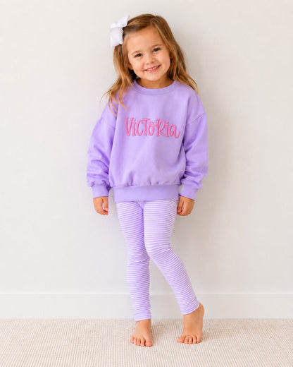 Lazy Daizy Lavender Sweatshirt & Leggings Set - ETA NOVEMBER