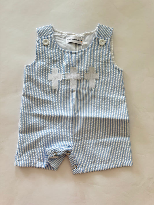 Seersucker Cross Jon Jon