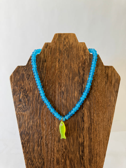 Hart Designs Beaded Fish Necklace