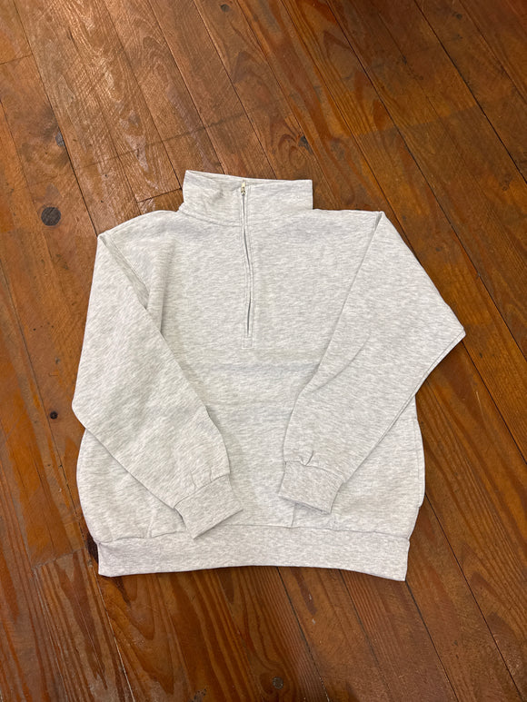 Mock neck fleece (grey)