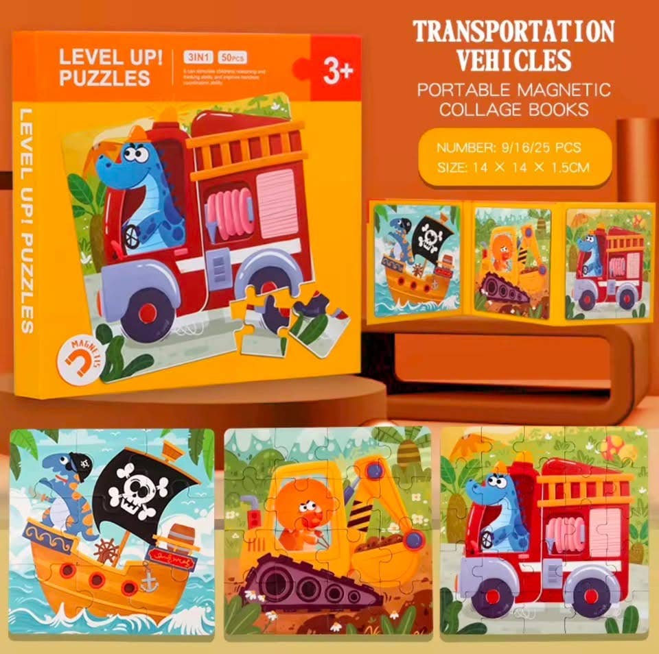 Magnetic Puzzle Books