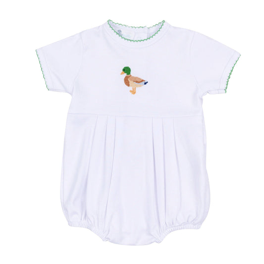Mallard Moments Hand-Embroidered Boy Bubble