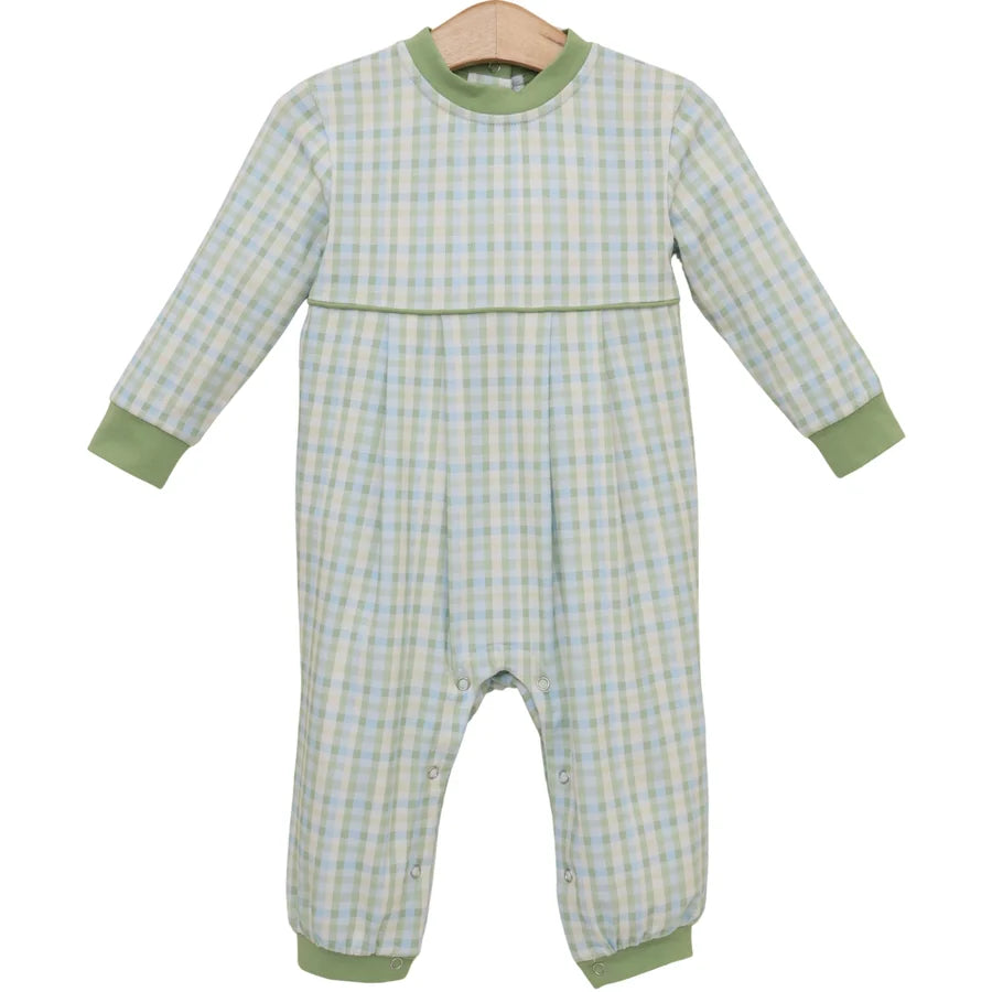 Basin Plaid Patrick Romper