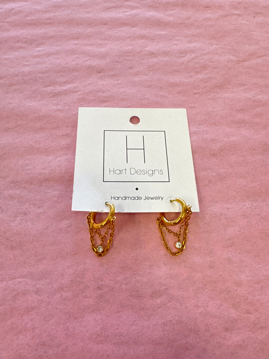 Hart Designs Gold Hoop Earrings