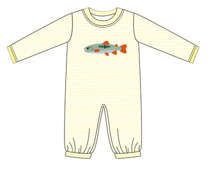 Boys Fish Romper - ETA NOVEMBER