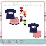 PO74 Smocked Superheroes