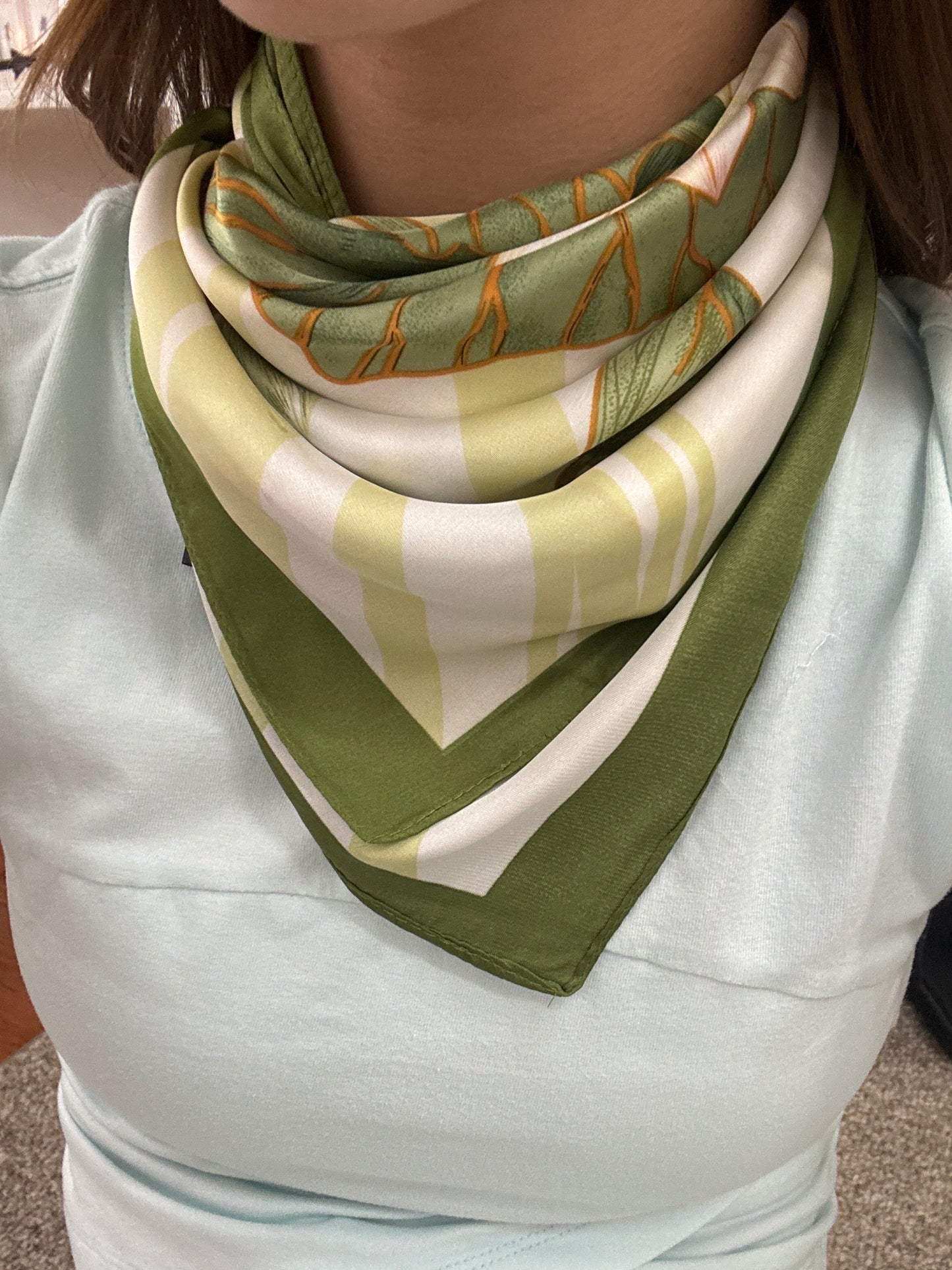 Green Lily Bandana