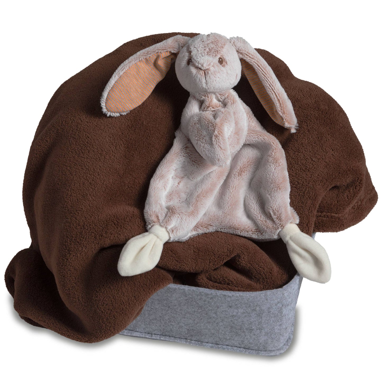 Silky Bunny Lovey - Tan