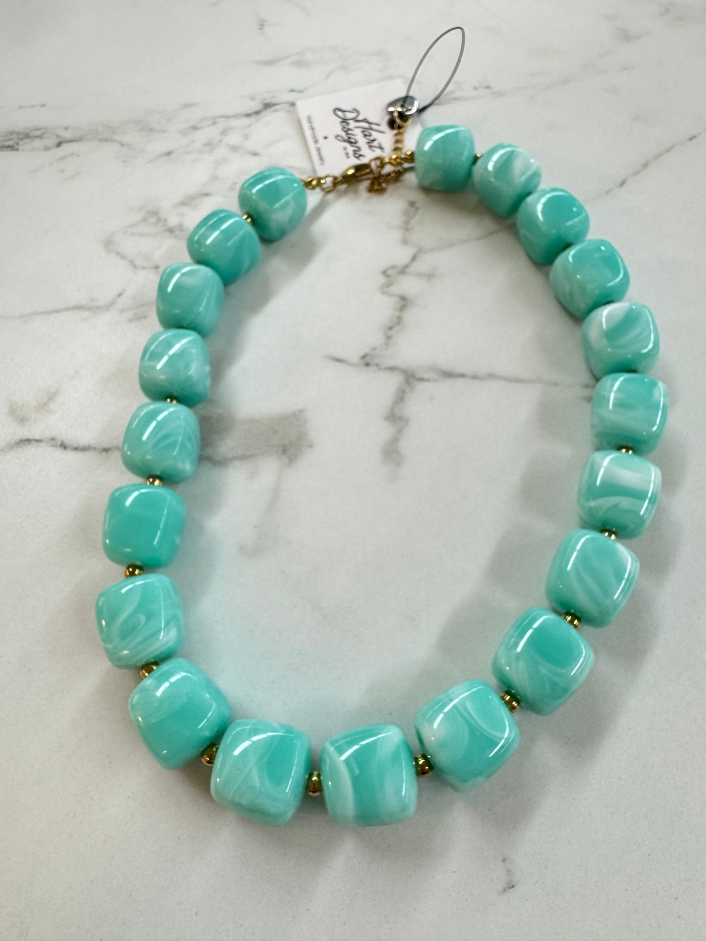 HD Square Marble Necklaces