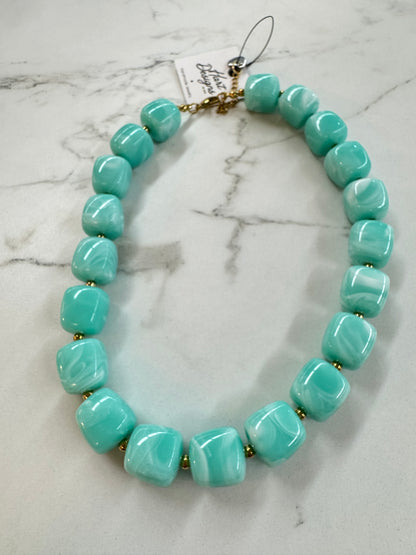 HD Square Marble Necklaces
