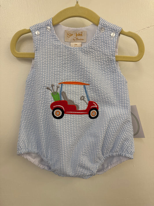 SEERSUCKER BOY BUBBLE GOLF CART