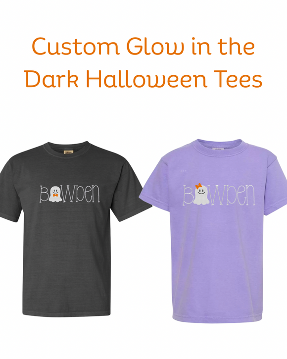 Custom Glow in the Dark Halloween Tees * PREORDER ETA LATE SEPTEMBER