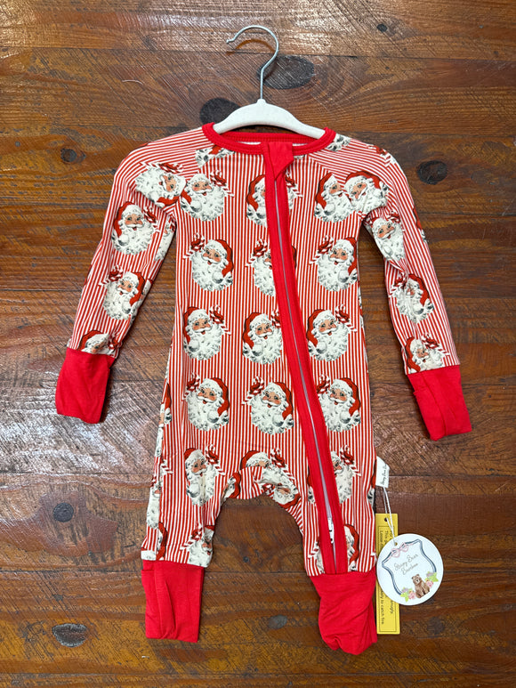 Santa Striped Zippy