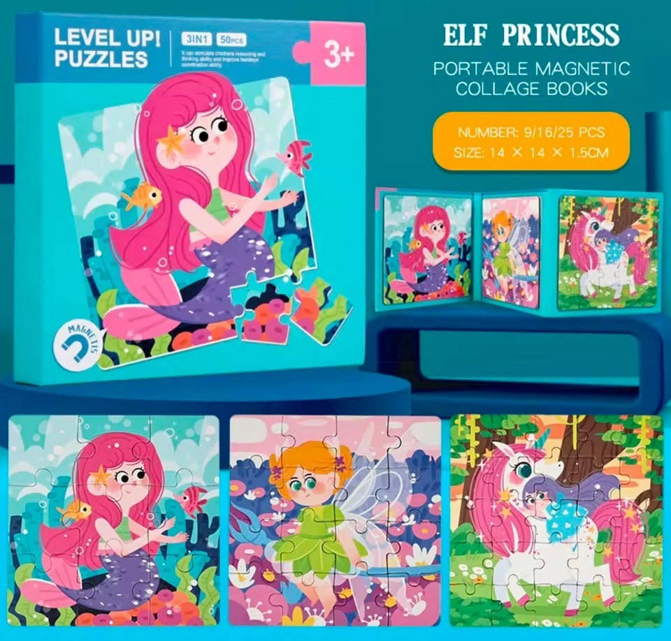 Magnetic Puzzle Books