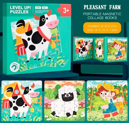 Magnetic Puzzle Books