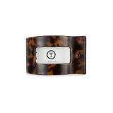Flat Rectangle Hair Clip | Small | Tortoise