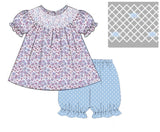 PO74 Floral & Gingham Sibling Sets